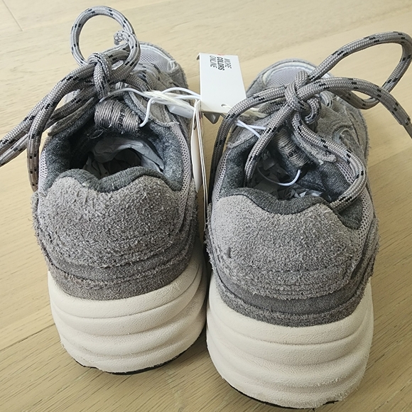Zara Kids' Suede Running Sneakers in Grey - Picture 4 of 6